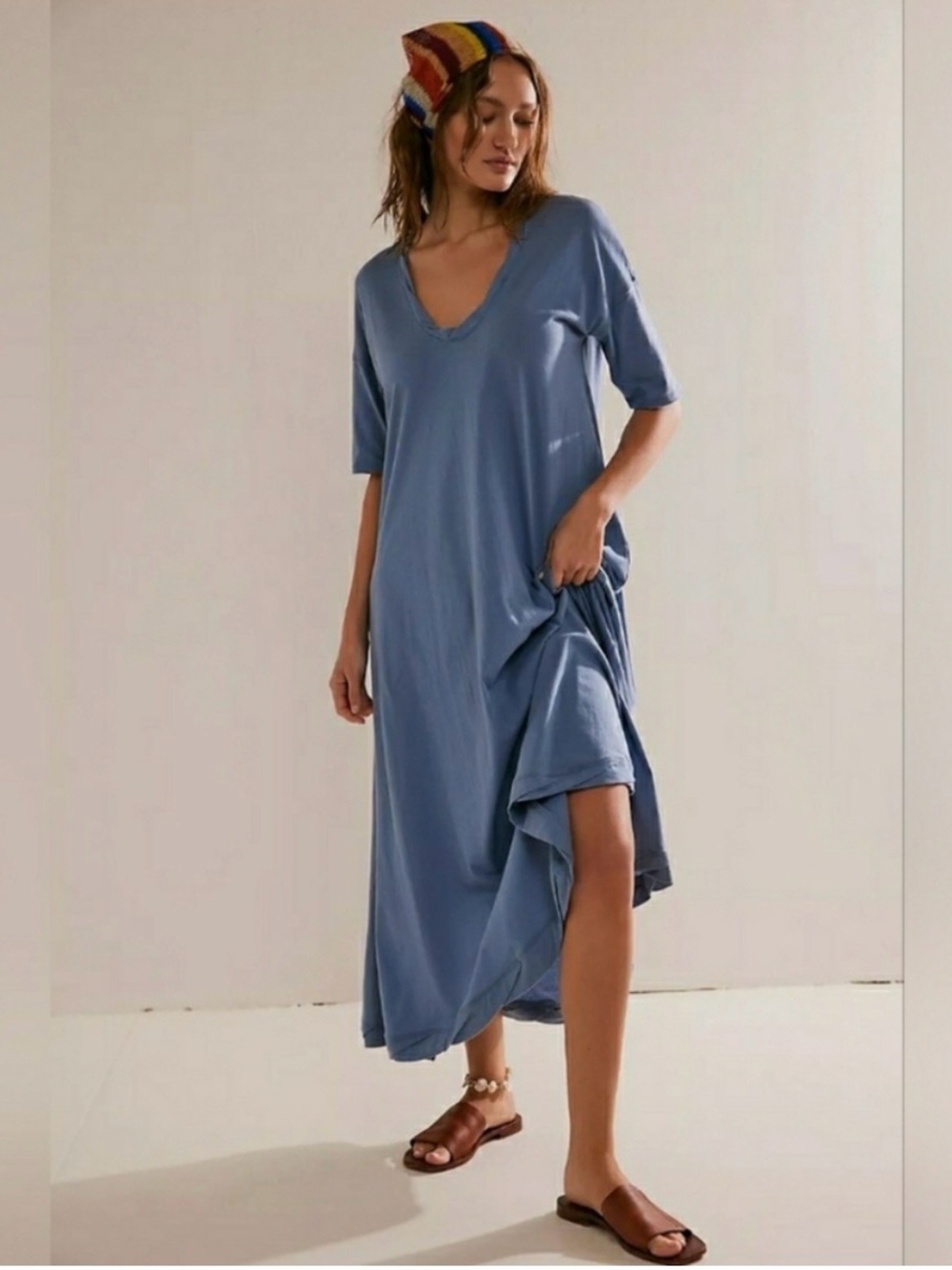 NWT Free People FP Beach Carter T-Shirt Dress Size S (would also fit M/L)